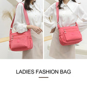 Fashion Color Dot-Pattern Large Capacity Ladies Crossbody Bag