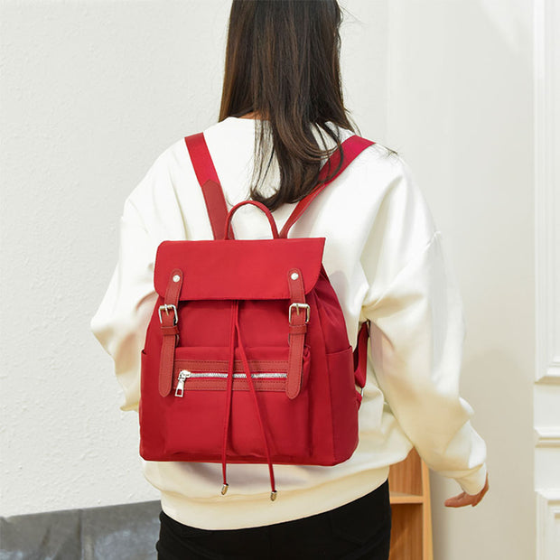 Drawstring Design Large Capacity Women's Backpack