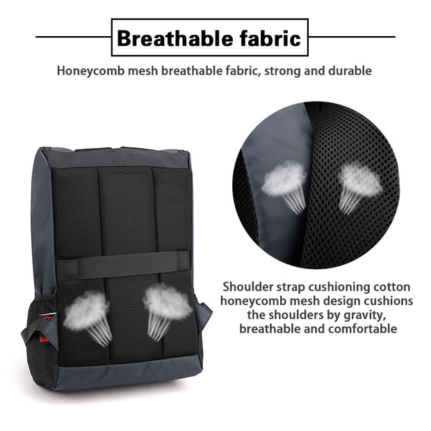 Multifunction Men Backpack Large Capacity Waterproof Backpacks 15.6" Laptop Backpack