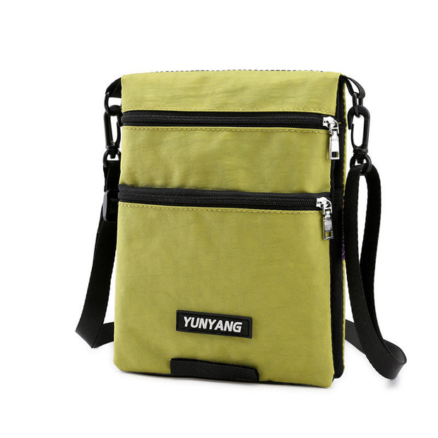 Women‘s Fashion Solid Waterproof Nylon Bag High Quality Zipper Crossbody Bags - Marfuny