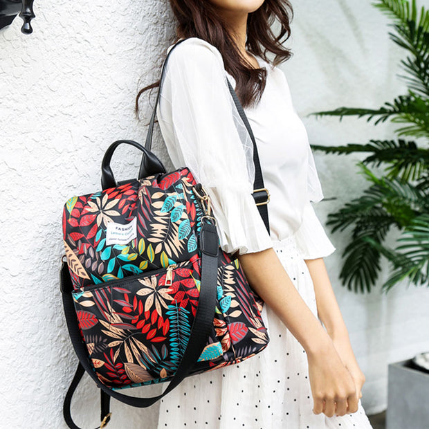 Fashionable U-Shaped Opening Design Multifunctional Backpack