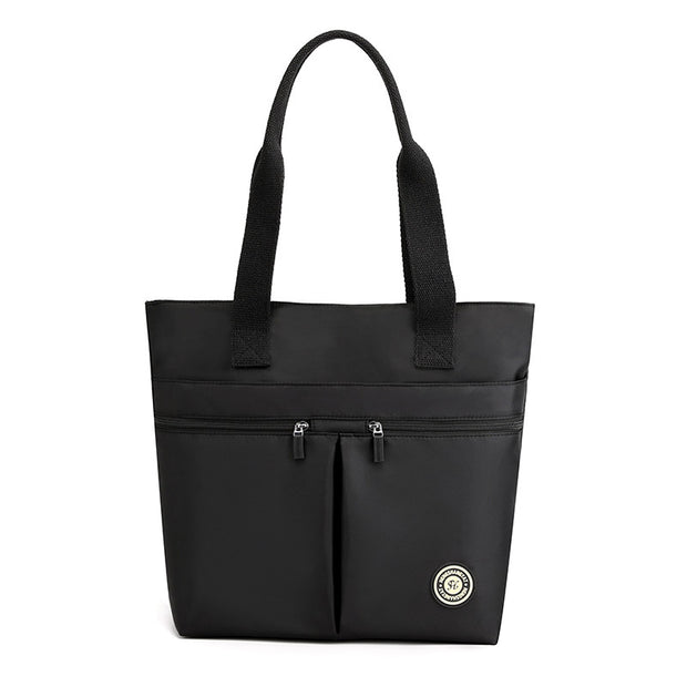 Fashion Solid Color Multi-Pocket Ladies One-Shoulder Handbag