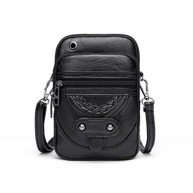 Exquisite All-match Genuine Leather Ladies Messenger Bag