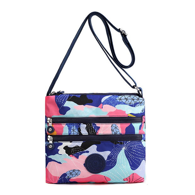 Lightweight Square Nylon Women's Messenger Bag