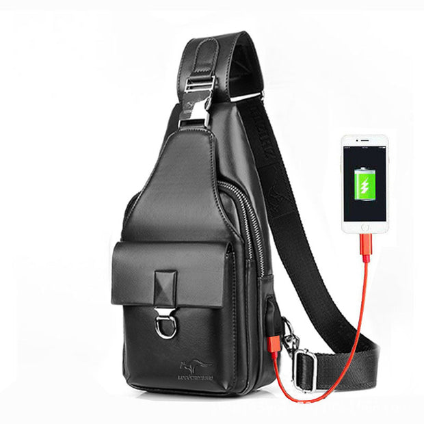 Wiederaufladbare, wasserdichte, hochwertige Brusttasche
