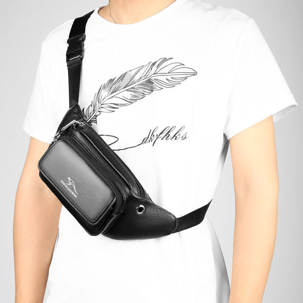 Modische, hochwertige, multifunktionale Herren-Gürteltasche