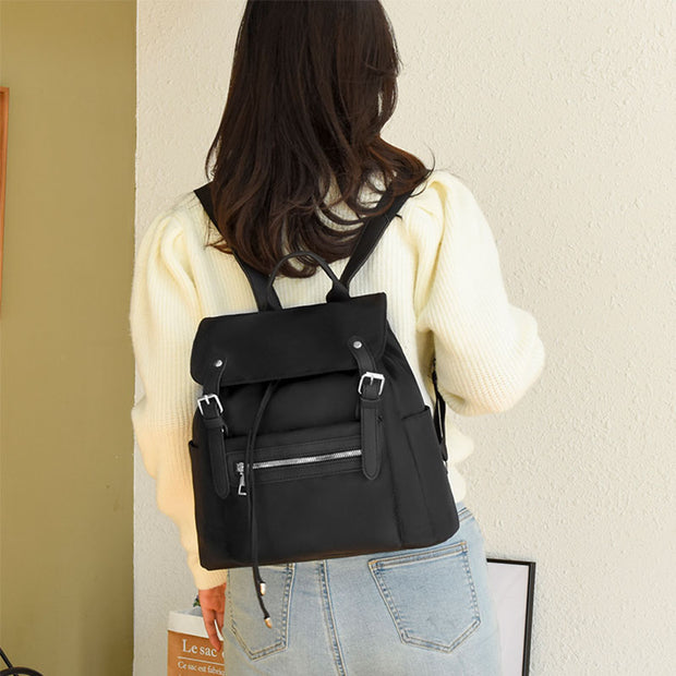 Drawstring Design Large Capacity Women's Backpack