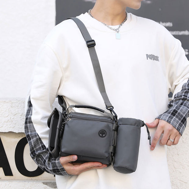 Three-Piece Multifunctional Detachable Men's Messenger Bag