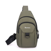 Wasserdichte Brusttasche aus Nylon mit mehreren Taschen für Herren