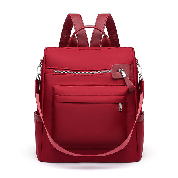 Multifunktionaler diebstahlsicherer Rucksack aus Nylon für Damen