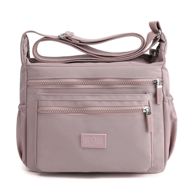 New Waterproof Nylon Bag Multi-Pocket Women's Crossbody Bag