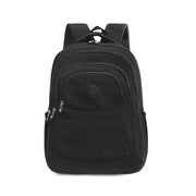 Fashion Simple Color Multi-Pocket Large-Capacity School Backpack