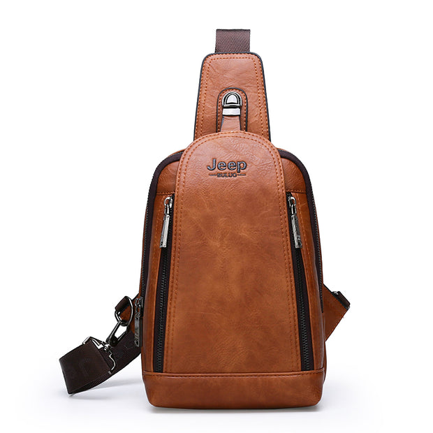 Lässige Brusttasche für Herren im Retro-Stil