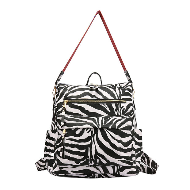 Cow Pattern Multifunctional Fashion Ladies Backpack