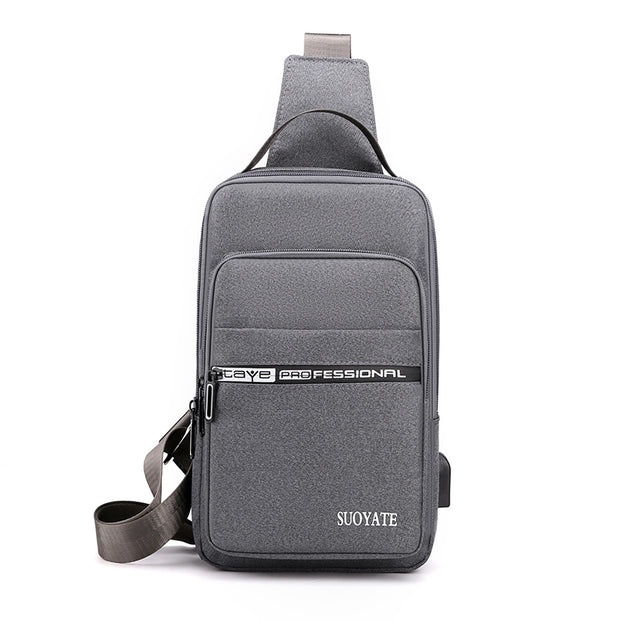 Fashionable Lightweight Nylon Men Chest Bag