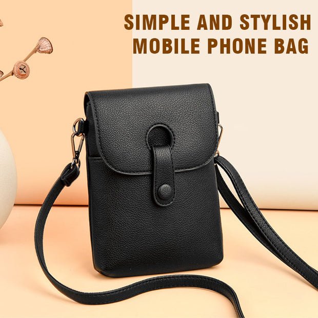 Fashion Snap Button All-Match Damen Messenger Wallet