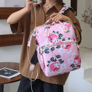 Printed Multifunctional Folding Crib Large-Capacity Outdoor Use Mummy Backpack