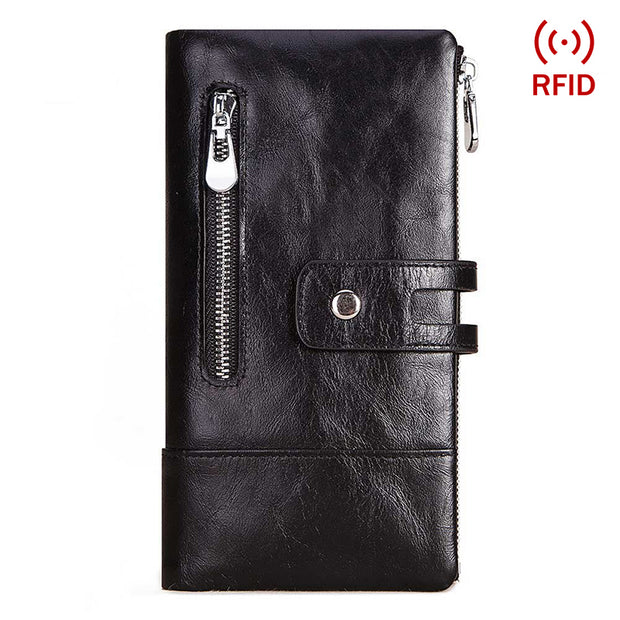 Fashion Leather Long Ladies Clutch