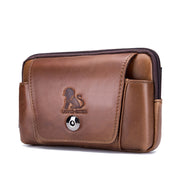 Echtes Leder Multifunktionale Handytasche Herren Gürteltasche