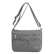 Multi-Pocket Nylon Mini Crossbody Bag