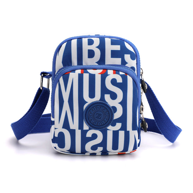 Headphone Hole Design Portable Ladies Messenger Bag