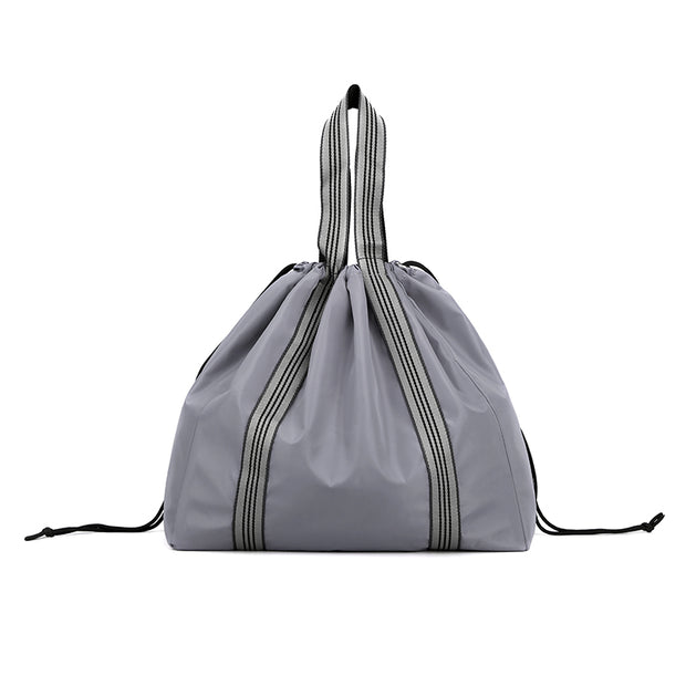 Trolley Case Fixing Strap Nylon Large Capacity Drawstring Ladies Backpack