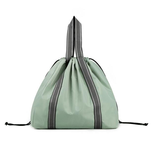 Trolley Case Fixing Strap Nylon Large Capacity Drawstring Ladies Backpack