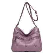 Fashion All-Match Messenger Bag aus Leder für Damen