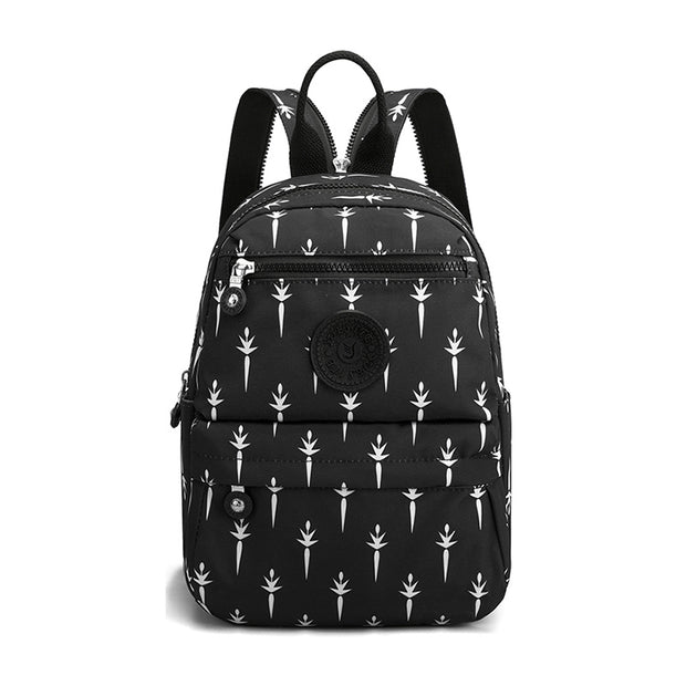 Multifunctional Women Nylon Backpack Chest Bag (Printing)