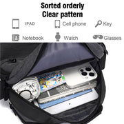 Multifunktionale Schultertasche mit einfachem Fach
