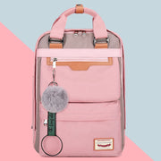 Women Fashion Casual Waterproof Nylon Bags Large Capacity Zipper Backpack - Marfuny
