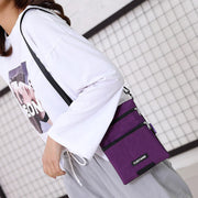 Women‘s Fashion Solid Waterproof Nylon Bag High Quality Zipper Crossbody Bags - Marfuny