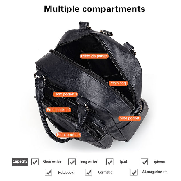 2 IN 1 Stylish Multifunctional Ladies Backpack