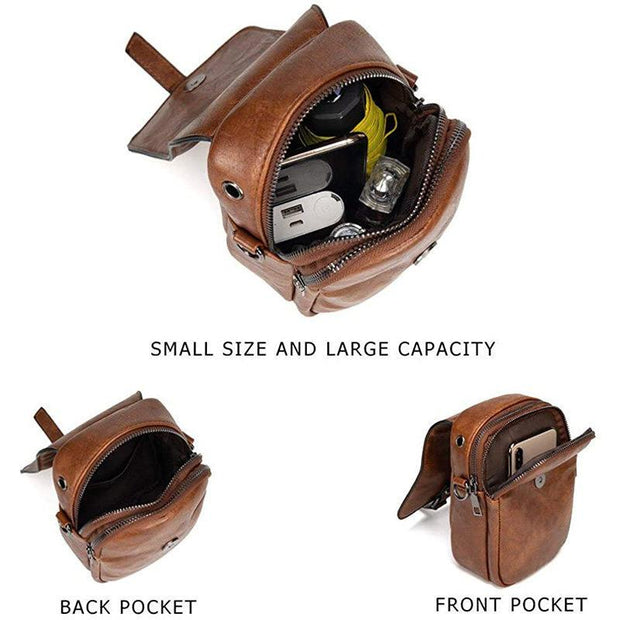 Multi-Functional Soft Leather Phone Bag - Marfuny