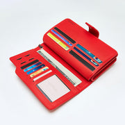 Women's Fashion Soft Solid Covered Button Wallet - Marfuny