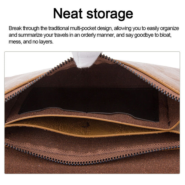 Vintage Leder Geldbörse Business Herren Clutch