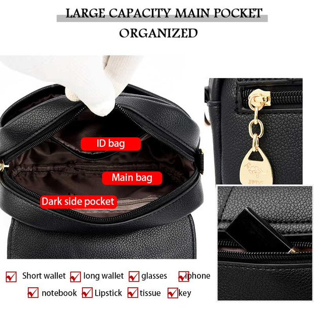 Exquisite Umhängetasche aus hochwertigem Leder für Damen