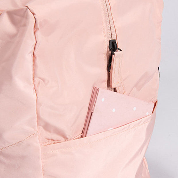 Women's Fashion Solid Waterproof Polyester Bags Large Capacity Zipper Travel Storage Bags - Marfuny