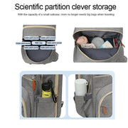 New Multifunction Nappy Bag with Portable Crib & Changing station 3 in 1