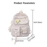 Cute Large Capacity Student Bag Nylon Backpacks