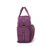 Women's Fashion Solid Waterproof Nylon Bags Multifunctional Multi-pocket Zipper Backpack - Marfuny