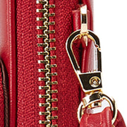 Women's Fashion Solid Waterproof Bag Lingge Multi-pocket Zipper Crossbody Bag - Marfuny