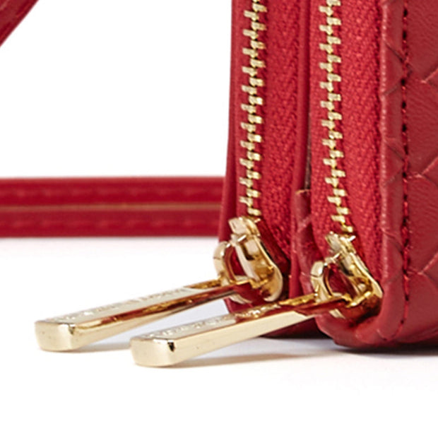 Women's Fashion Solid Waterproof Bag Lingge Multi-pocket Zipper Crossbody Bag - Marfuny