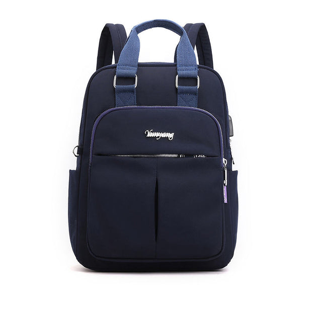 2020 Women's Fashion Anti-theft Large Capacity Waterproof Laptop Backpack With USB Charging Port - Marfuny