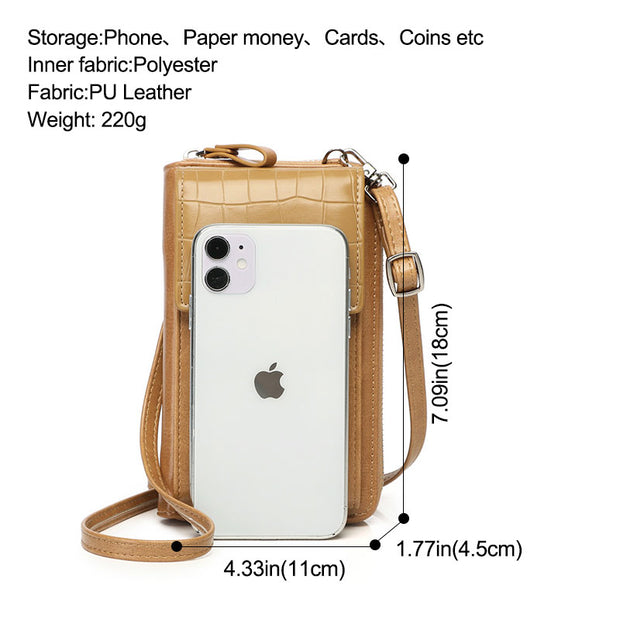 Multifunktionale Brieftasche mit großer Kapazität für Damen