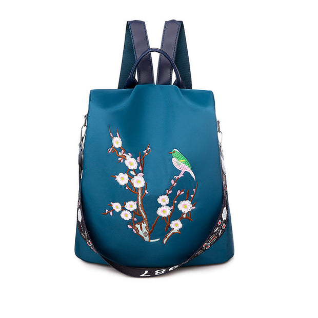 Marfuny 2021 Neue Stickerei Wasserdichter Multifunktions-Diebstahlrucksack