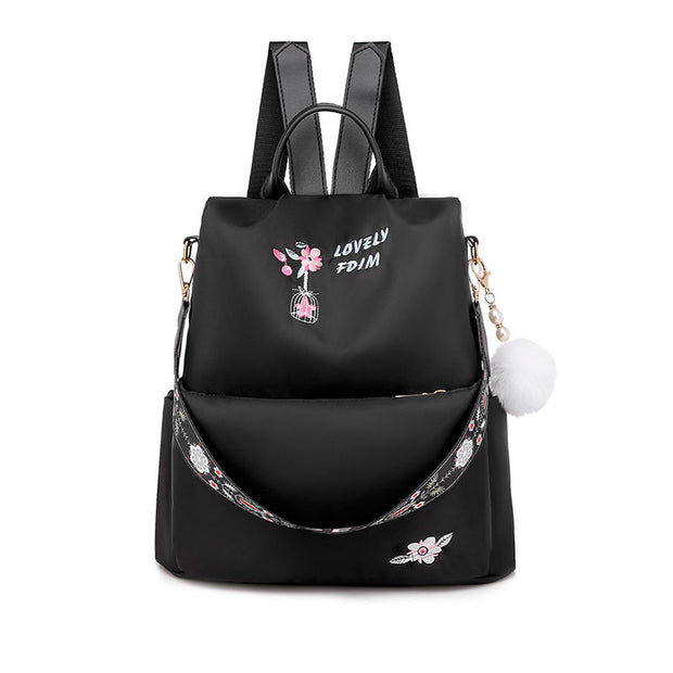 Marfuny 2021 Neue Stickerei Wasserdichter Multifunktions-Diebstahlrucksack