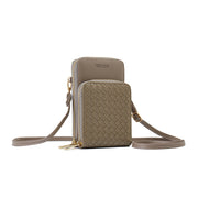 Women's Fashion Solid Waterproof Bag Lingge Multi-pocket Zipper Crossbody Bag - Marfuny