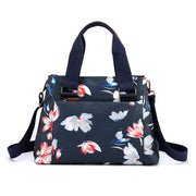 Women's Fashion Waterproof Nylon Bags Print Multifunctional Multi-pocket Zipper Handbag - Marfuny