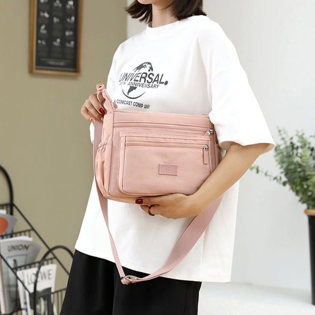 New Waterproof Nylon Bag Multi-Pocket Women's Crossbody Bag